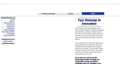 Desktop Screenshot of gps-door.com